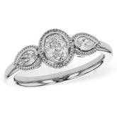 14KT Gold Ladies Diamond Ring