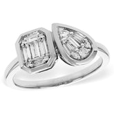 14KT Gold Ladies Diamond Ring