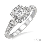 1/5 Ctw Diamond Semi-Mount Engagement Ring in 14K White Gold