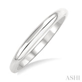 Wedding Band in 14K White Gold
