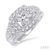 1/2 ctw Diamond Semi-Mount Engagement Ring in 14K White Gold
