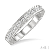 7/8 Ctw Diamond Matching Wedding Band in 18K White Gold