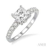 3/8 Ctw Diamond Semi-Mount Engagement Ring in Platinum