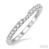 1/3 Ctw Round Cut Diamond Wedding Band in Platinum