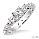 1/2 Ctw Diamond Semi-Mount Engagement Ring in 14K White Gold