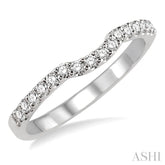 1/3 Ctw Round Cut Diamond Wedding Band in Platinum