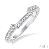 1/5 Ctw Diamond Matching Wedding Band in 14K White Gold