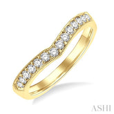 1/3 Ctw Diamond Matching Wedding Band in 14K Yellow Gold