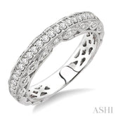 3/8 Ctw Diamond Matching Wedding Band in 14K White Gold