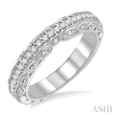 3/8 Ctw Diamond Matching Wedding Band in 14K White Gold