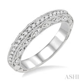 1/4 Ctw Diamond Matching Wedding Band in 14K White Gold