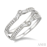 1/2 ctw Diamond Insert Ring in 14K White Gold