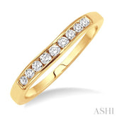 1/3 Ctw Round Diamond Matching Wedding Band in 14K Yellow Gold