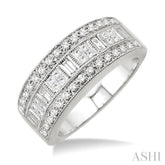 3/4 Ctw Diamond Band in 14K White Gold