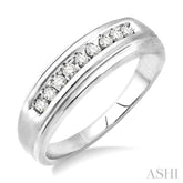 1/6 Ctw Round Diamond Women's Ring in 14K White Gold