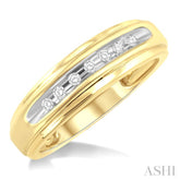1/20 Ctw Round Cut Diamond Women's Ring in 14K Yellow Gold
