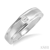 1/20 ctw Princess Cut Diamond Women's Ring in 14K White Gold