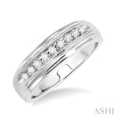 1/8 Ctw Round Cut Diamond Women's Ring in 14K White Gold