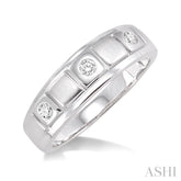 1/8 Ctw Round Cut Diamond Women's Ring in 14K White Gold