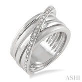 1/20 Ctw Round Cut Diamond Fashion Ring in Sterling Silver