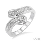 1/20 Ctw Round Cut Diamond Ring in Sterling Silver