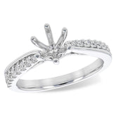 14KT Gold Diamond Semi-Mount Engagement Ring