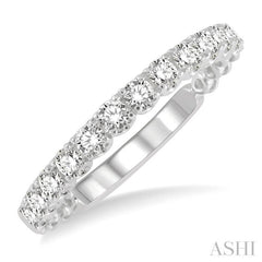 1/2 Ctw Lattice Round Cut Diamond Wedding Band in Platinum