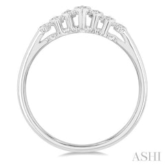 1/20 Ctw Round Cut Diamond Ring in 10K White Gold