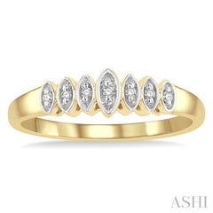 1/20 Ctw Round Cut Diamond Ring in 10K Yellow Gold