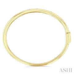 .50CTRDDM FLUSH TINY BANGLE YG 10K-G*