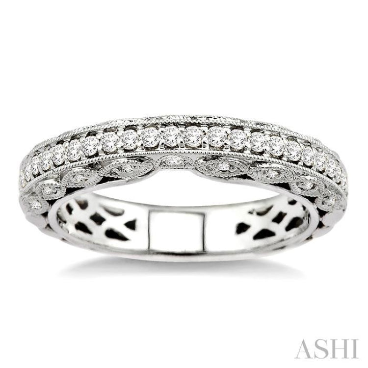 3/8 ctw Diamond Matching Wedding Band in 14K White Gold