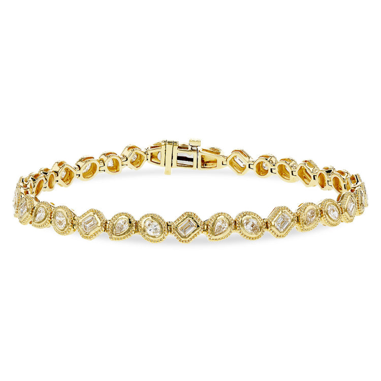 14KT Gold Diamond Bracelet