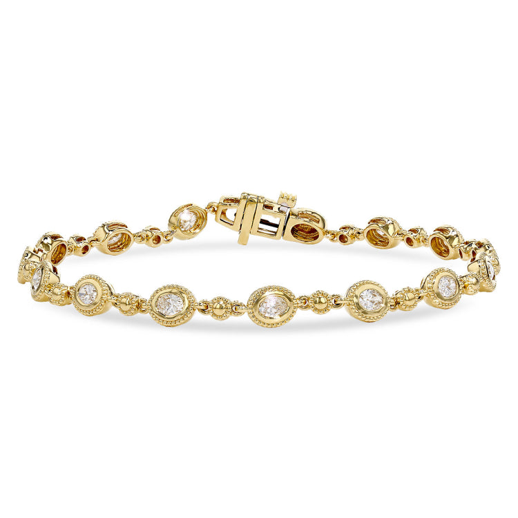 14KT Gold Diamond Bracelet
