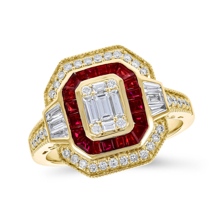 14KT Gold Ladies Diamond Ring