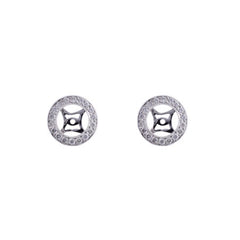 14KT Gold Diamond Earrings