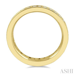 1 Ctw Round Cut Diamond Eternity Wedding Band in 14K Yellow Gold