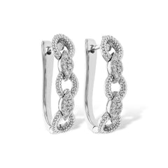 14KT Gold Diamond Earrings