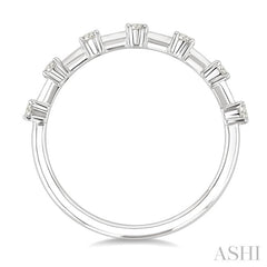 1/5 Ctw Round Cut Diamond Fashion Band in 14K White Gold