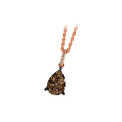 14KT Gold Brown Diamond Necklace