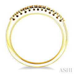 1/10 Ctw Round Cut Diamond Wedding Band in 14K Yellow Gold