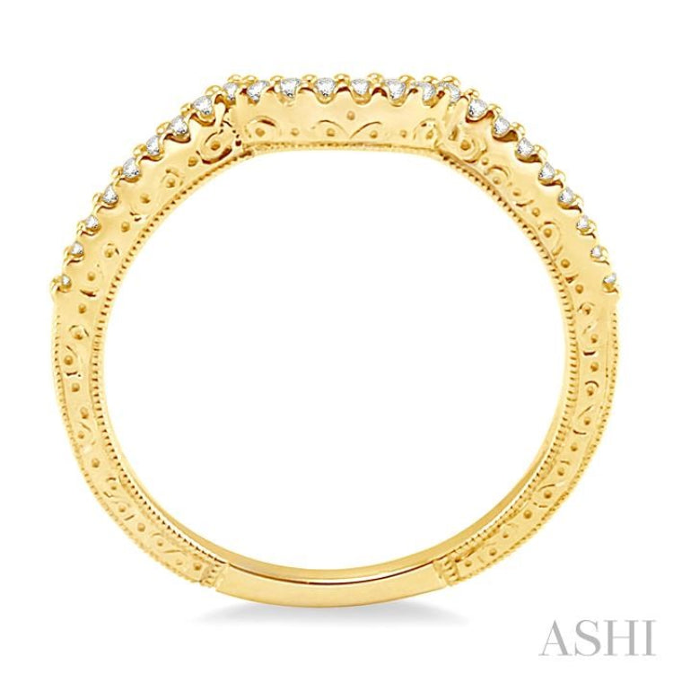 1/8 Ctw Diamond Matching Wedding Band in 14K Yellow Gold