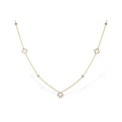 14KT Gold Diamond Necklace