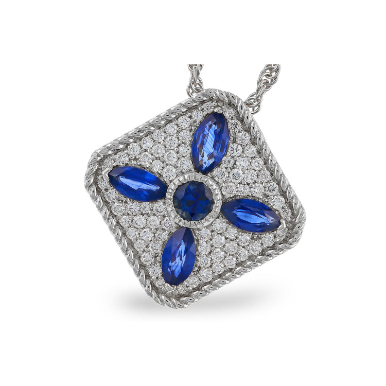 14KT Gold Sapphire Necklace