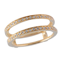 14KT Gold Ladies Diamond Wrap/Guard