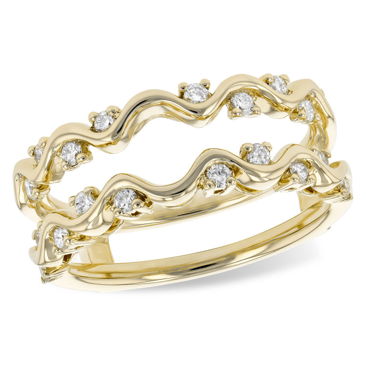 14KT Gold Ladies Diamond Wrap/Guard