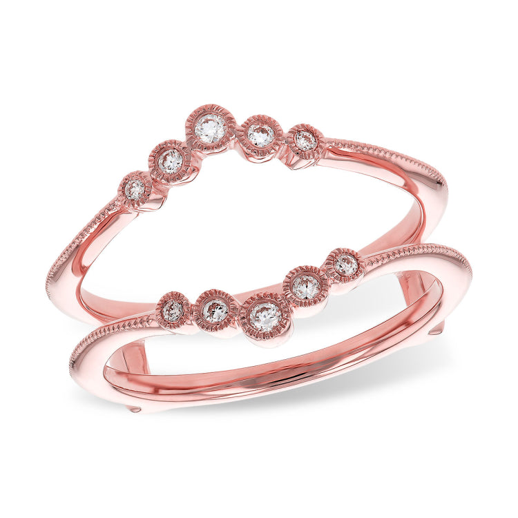 14KT Gold Ladies Diamond Wrap/Guard