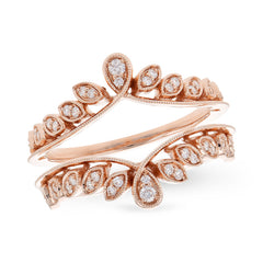 14KT Gold Ladies Diamond Wrap/Guard