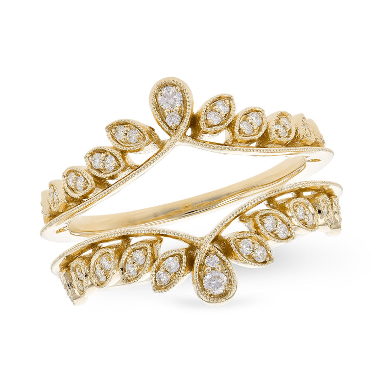 14KT Gold Ladies Diamond Wrap/Guard