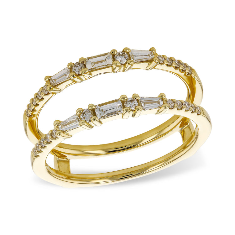 14KT Gold Ladies Diamond Wrap/Guard