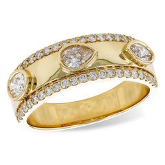 14KT Gold Ladies Diamond Wedding Ring